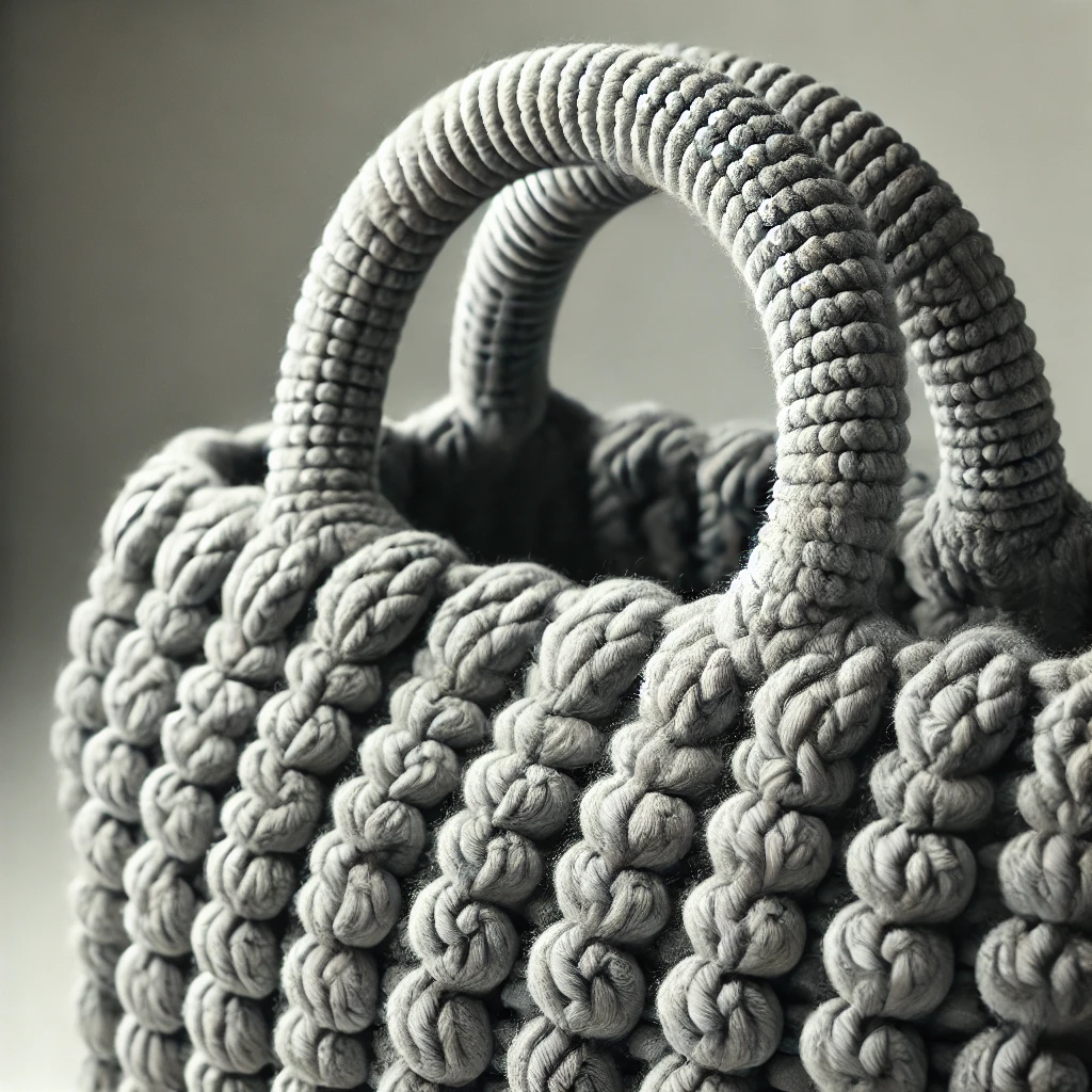 asas resistentes en bolsos de trapillo