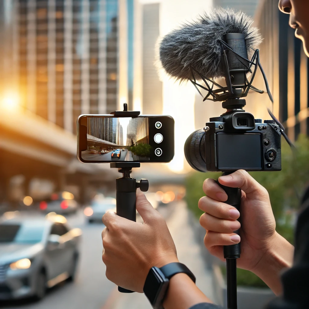 grabar videos en exteriores con el móvil