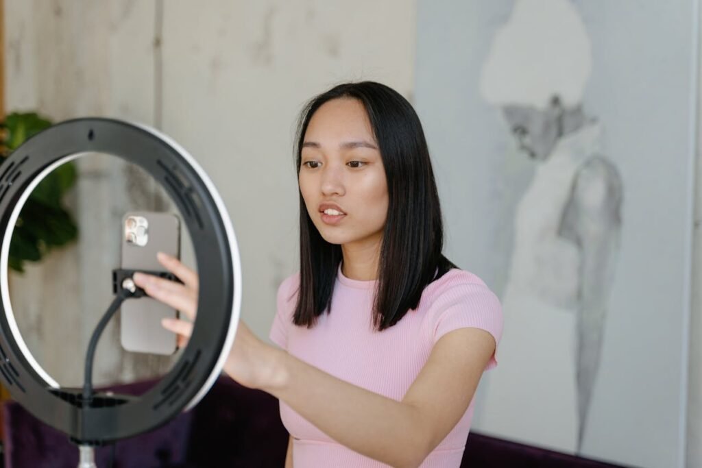 iluminación para videos con el móvil