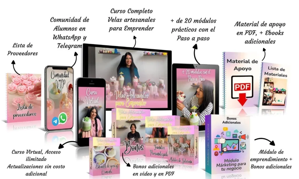 curso velas artesanales para emprender